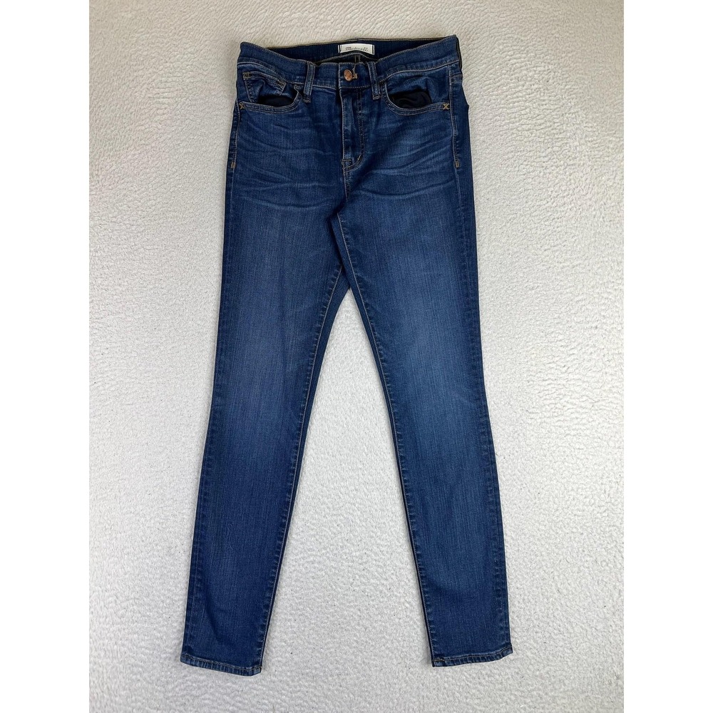 Madewell Roadtripper Skinny Jeans Womens 28 Blue Medium Wash Mid Rise‎ G1627